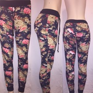 Floral Joggers
